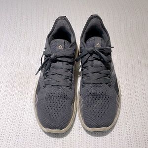 Gray Adidas Tennis Shoes